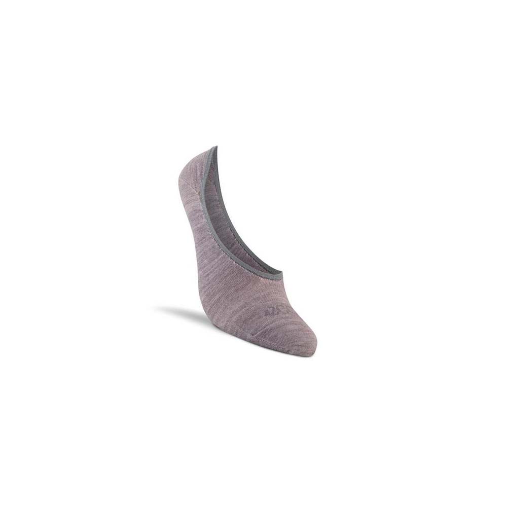 Women\'s Ecco Casual No-Show Socks Grey | Canada 413HAP